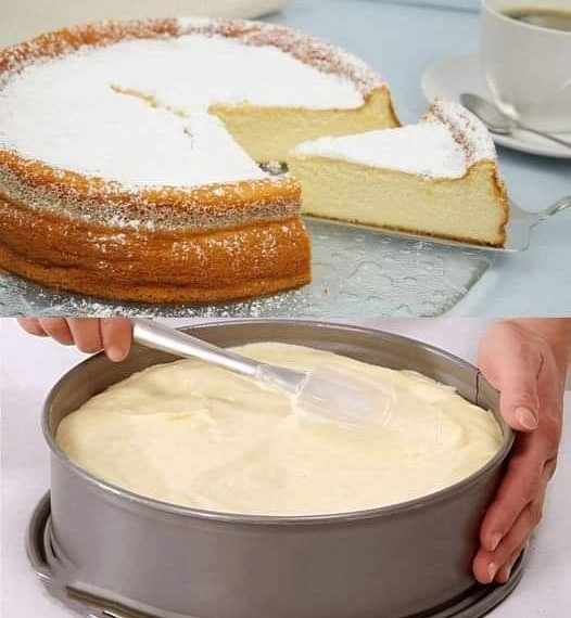 Quarkkuchen, in 5 Minuten bereit für den Ofen