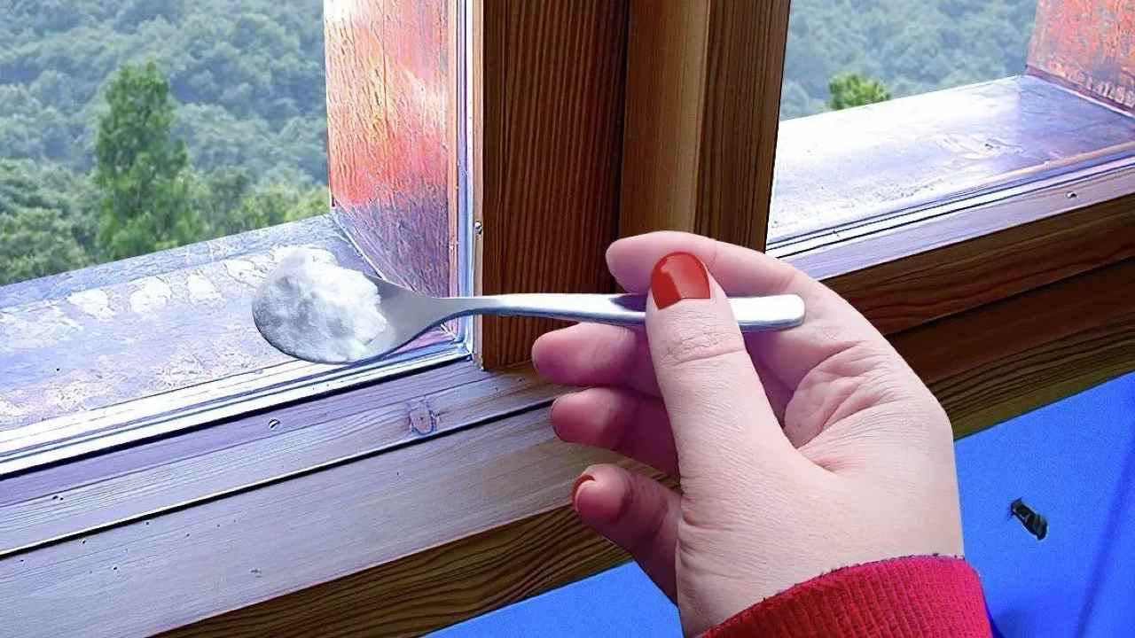 Teelöffel im Fenster Teelöffel im Fenster