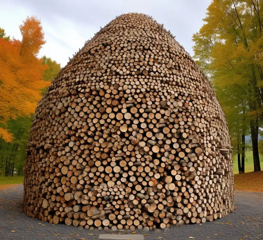 Brennholz stapeln