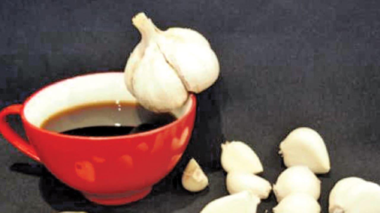 Knoblauch und Kaffee