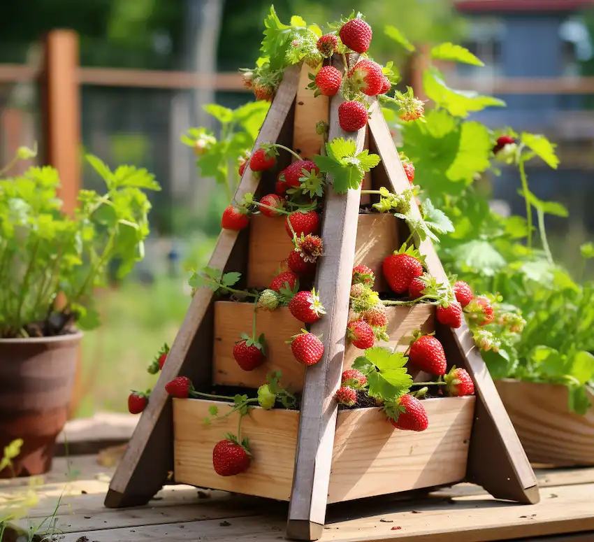 Erdbeer-Pyramiden-Pflanzgefäß